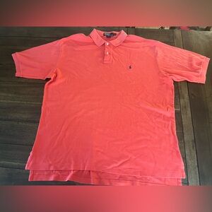 Ralph Lauren Men's Polo Shirt in Vibrant Coral
